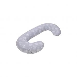 Univerzális szoptatós párna C alakú New Baby maci szürke Univerzális szoptatós párna C alakú New Baby maci szürke